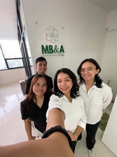 MB&A CPAs team at the Cebu office reception