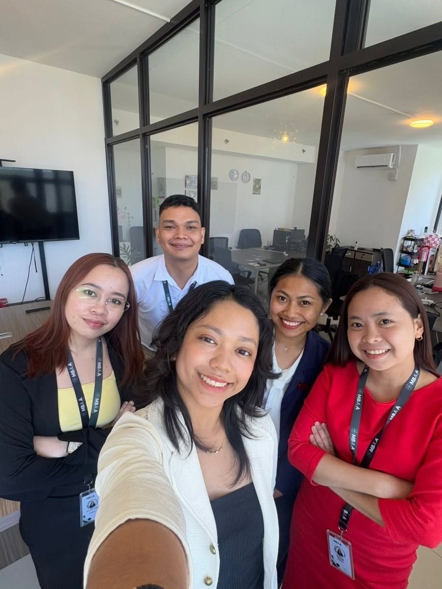 MB&A CPAs team members at the Cebu office