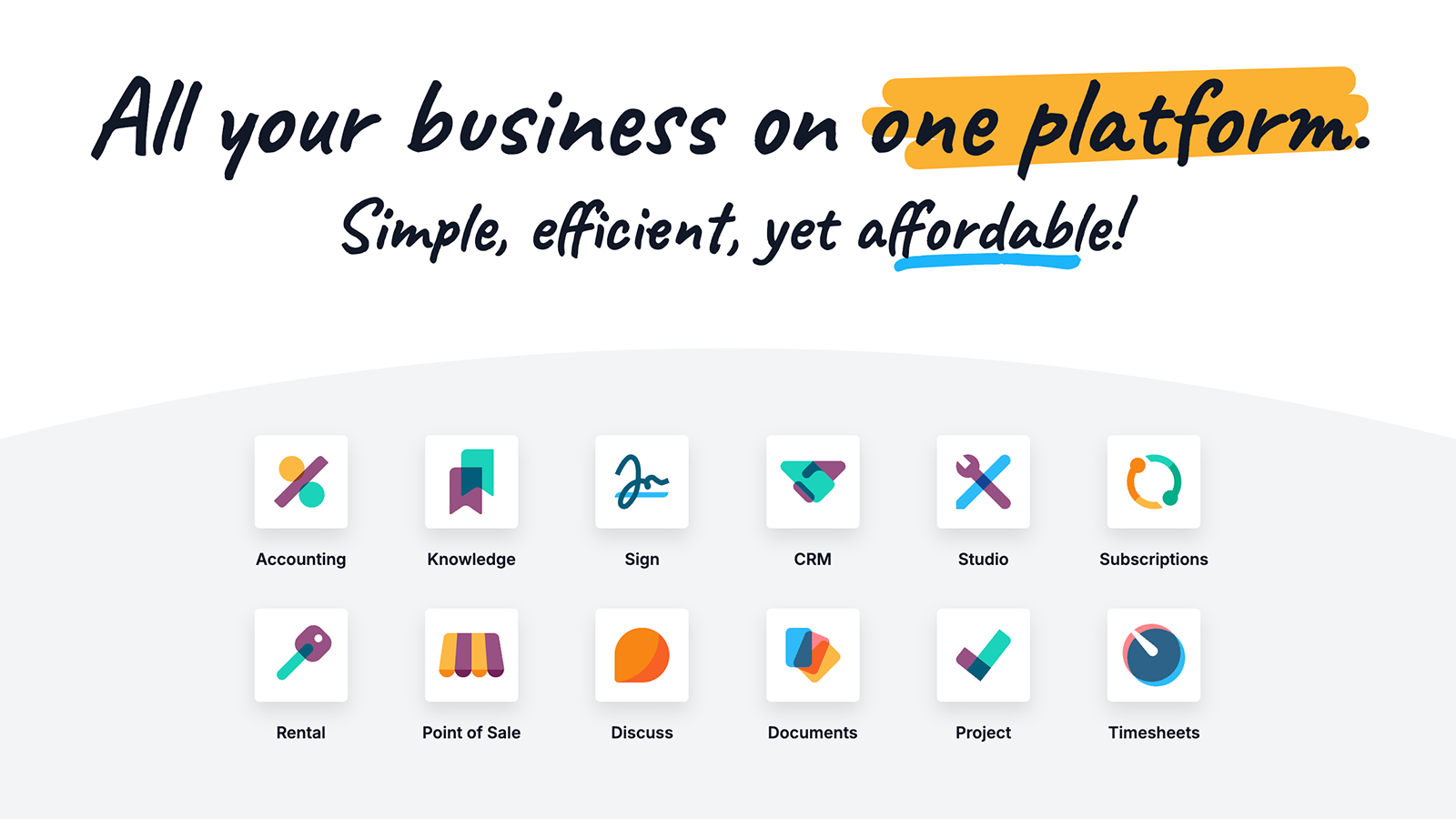 square logos with wordmark